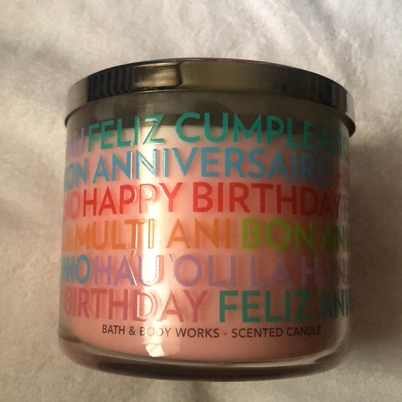 Bath & Body Works | Accents | Nwt Bath Body Works Happy Birthday ...